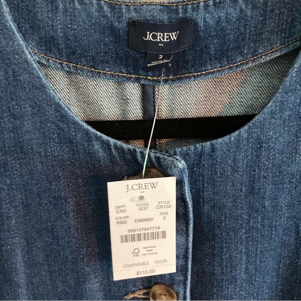 J Crew Vest NWT - Picture 2 of 3